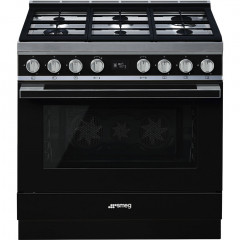 Варочный центр Smeg CPF9GPBL черный